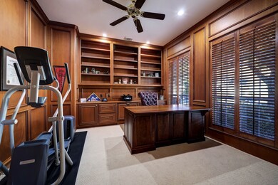 Study on 1st floor near Foyer - sizeable for desk