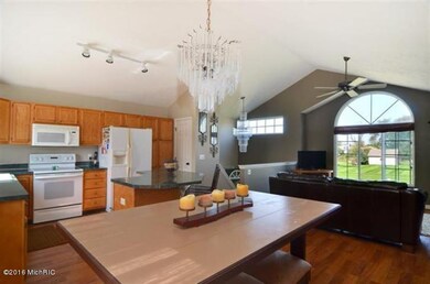 Kitchen and living room
