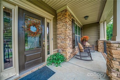 Charming rocking chair front porch