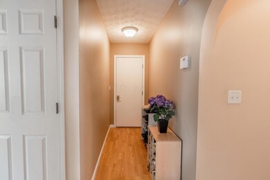 Foyer leading to garage
