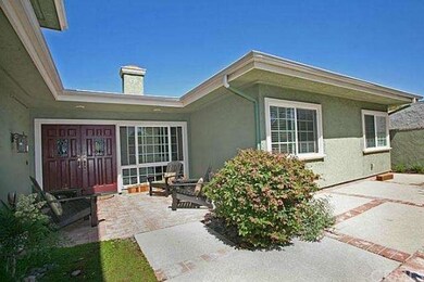 Charming gated courtyard entry