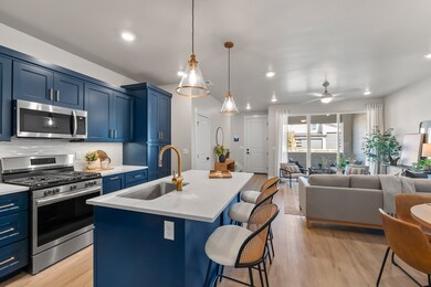 Bluebird Model Kitchen-Great Room