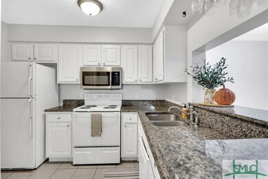 Kitchen with granite countertops
