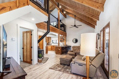 Cozy cabin interior