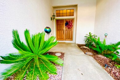 Lush Front Entry
