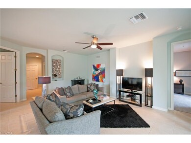 Great room seen from master bedroom.