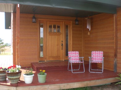 Front door and deck