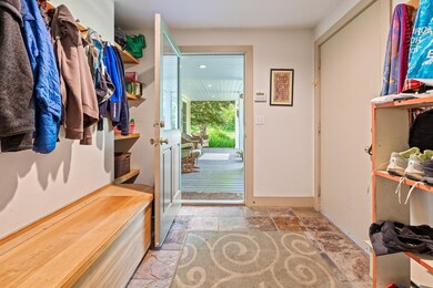 Spacious mudroom