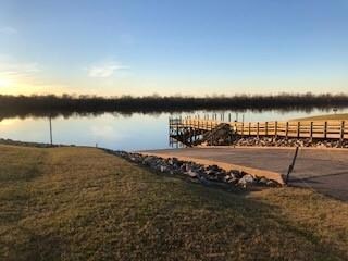 Boat launch in the neighborhood