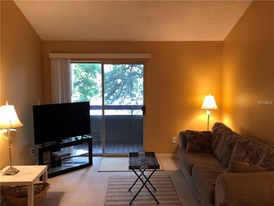 Living Room and View of Balcony