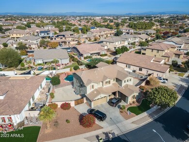 Aerial view looking NE