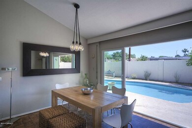 Dining Room with Big New Custom Sliding