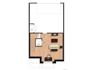 Garage and first level Flex Room - home has the op