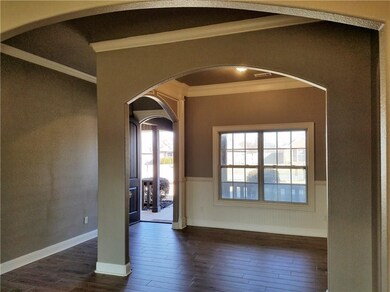 Formal dining area and entry