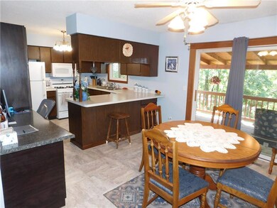View of Dining Area & Kitchen!