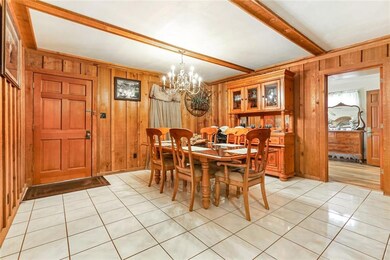 Dining room, with bedroom nearby