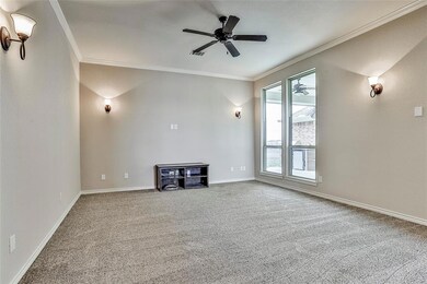 media room, new carpet