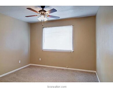 Bedroom. The second bedroom features a sizable clo
