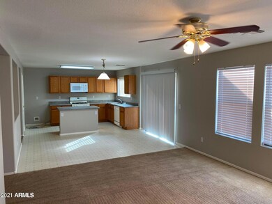 Kitchen opens to Family