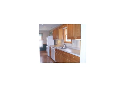 Kitchen. Updated kitchen with oak cabinets