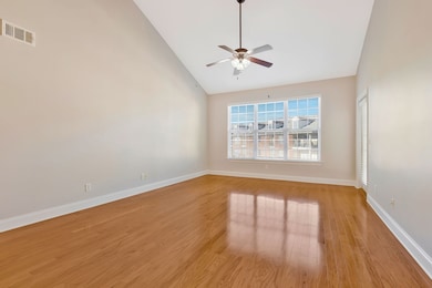Large family room open to kitchen