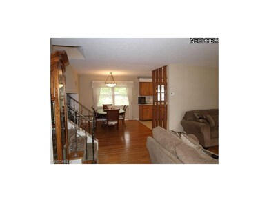 View from front door to dining area and kitchen
