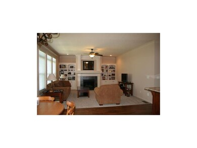 Spacious Living Room with gas starter fireplace, b