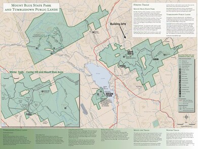 mt blue tumbledown map BNH