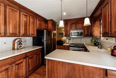 Kitchen towards dining room