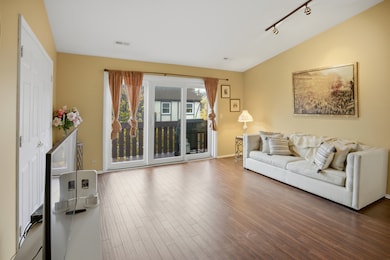 Cathedral celings in living room