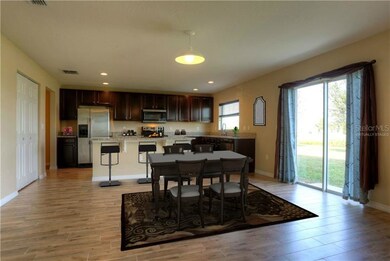*Virtually Staged*  Kitchen Eating Area with Water