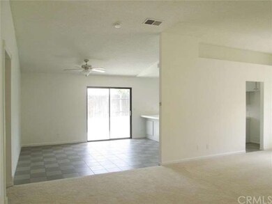 Living room into kitchen