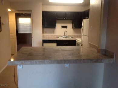 Kitchen From Living Room