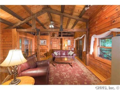 Living Room Front door entry (left) opens into liv