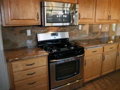 New stove and microwave.