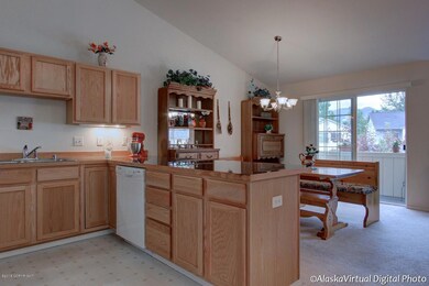 Kitchen, Dining open onto deck/balcony
