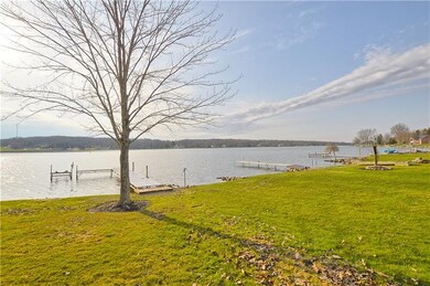 This home is located on the widest part of Lake La