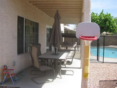 Extended covered patio