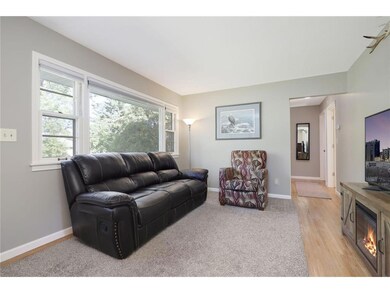 Original hardwood floors in the living room, hallw