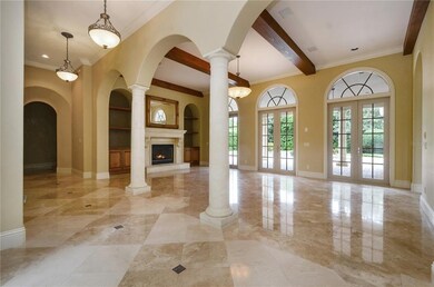 Newly polished Living Room flooring