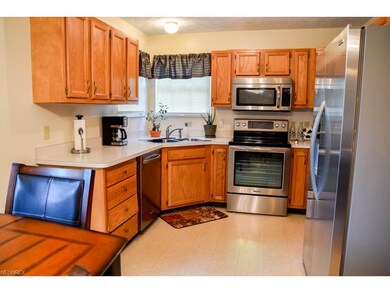 Kitchen has a deep pantry.