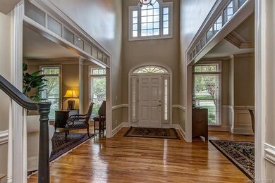 Dramatic two-story foyer