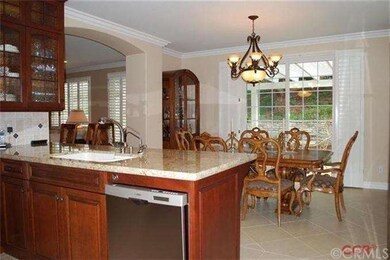 View Kitchen to dining room. Dining room opens up 