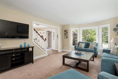 Living Room - excellent size. Mounted TV can stay.