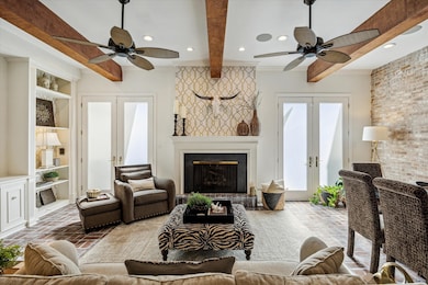 Your new MAIN LIVING SPACE has high ceilings with fans and is accented by rustic wood beams and a cozy​​‌​​​​‌​​‌‌​​​‌​​‌‌​​‌‌​‌​​​‌‌​​‌​​​​​‌ fireplace.