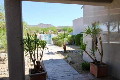 View out the front door!