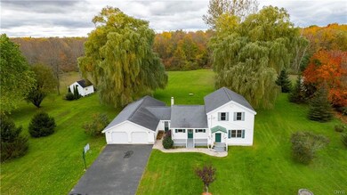 Front view from drone