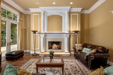 Great Room w french doors to large deck