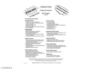 Other - List of Standard Features