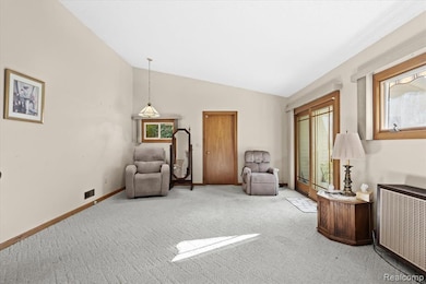 Family Room with Doorway